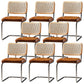 Chaise de bureau à dossier bas de chaise latérale contemporaine sans détresse