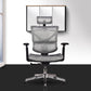 Contemporary Arm Chair Adjustable Seat Height Office Chair Pillow Included Silver 1 Piece Without Footrest Clearhalo 'furn' 'furn_office_chair' 'Furniture' 'Office Chairs' 'Office Furniture' 'office_chair' 5856543