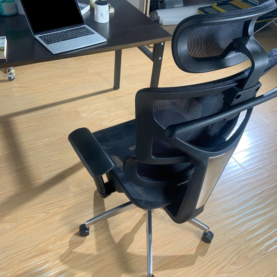 Contemporary Arm Chair Adjustable Seat Height Office Chair Pillow Included Clearhalo 'furn' 'furn_office_chair' 'Furniture' 'Office Chairs' 'Office Furniture' 'office_chair' 5856547