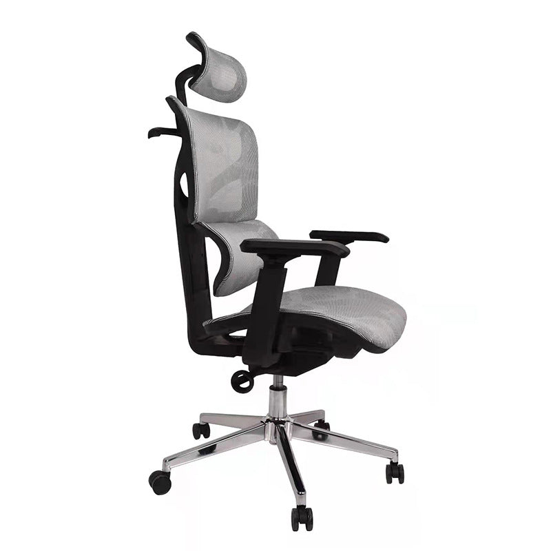 Contemporary Arm Chair Adjustable Seat Height Office Chair Pillow Included Clearhalo 'furn' 'furn_office_chair' 'Furniture' 'Office Chairs' 'Office Furniture' 'office_chair' 5856549