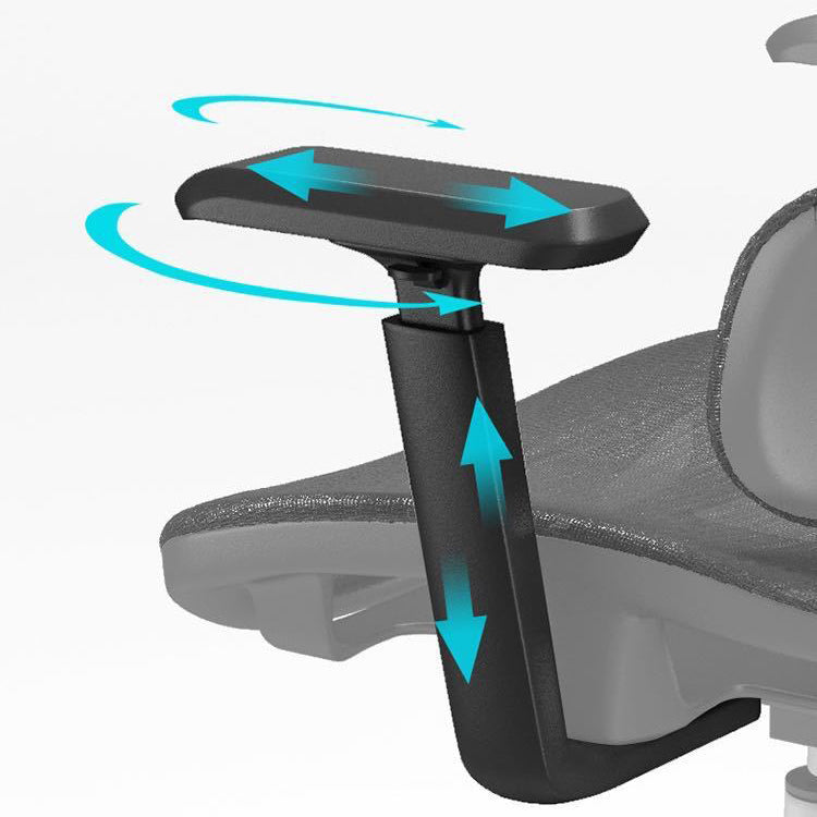 Contemporary Arm Chair Adjustable Seat Height Office Chair Pillow Included Clearhalo 'furn' 'furn_office_chair' 'Furniture' 'Office Chairs' 'Office Furniture' 'office_chair' 5856558