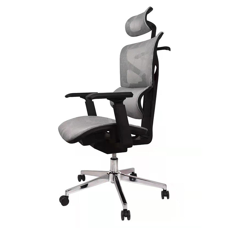 Contemporary Arm Chair Adjustable Seat Height Office Chair Pillow Included Clearhalo 'furn' 'furn_office_chair' 'Furniture' 'Office Chairs' 'Office Furniture' 'office_chair' 5856568
