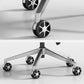 Silla moderna sin brazos para gerentes, silla de oficina de altura ajustable con ruedas