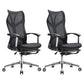 Contemporary Adjustable Office Chair High Back Ergonomic Desk Chair Black 2 Piece Set Clearhalo 'furn' 'furn_office_chair' 'Furniture' 'Office Chairs' 'Office Furniture' 'office_chair' 5856609