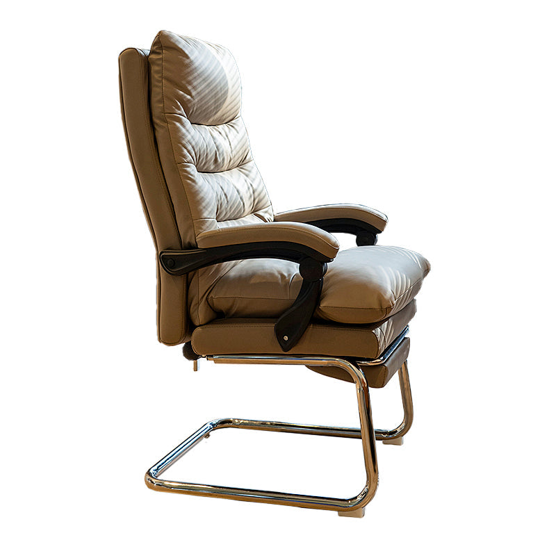 31"W Contemporary Arm Chair Upholstered Tilt Mechanism Swivel Chair Clearhalo 'furn' 'furn_office_chair' 'Furniture' 'Office Chairs' 'Office Furniture' 'office_chair' 5856636