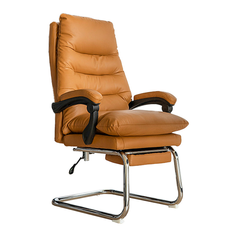 31"W Contemporary Arm Chair Upholstered Tilt Mechanism Swivel Chair Clearhalo 'furn' 'furn_office_chair' 'Furniture' 'Office Chairs' 'Office Furniture' 'office_chair' 5856647