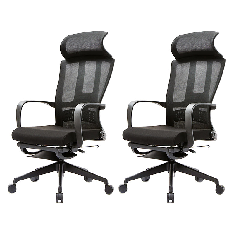 Fauteuil contemporain à bras fixes, repose-pieds, chaise de bureau, oreiller inclus