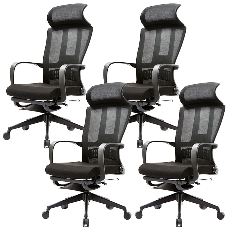 Fauteuil contemporain à bras fixes, repose-pieds, chaise de bureau, oreiller inclus