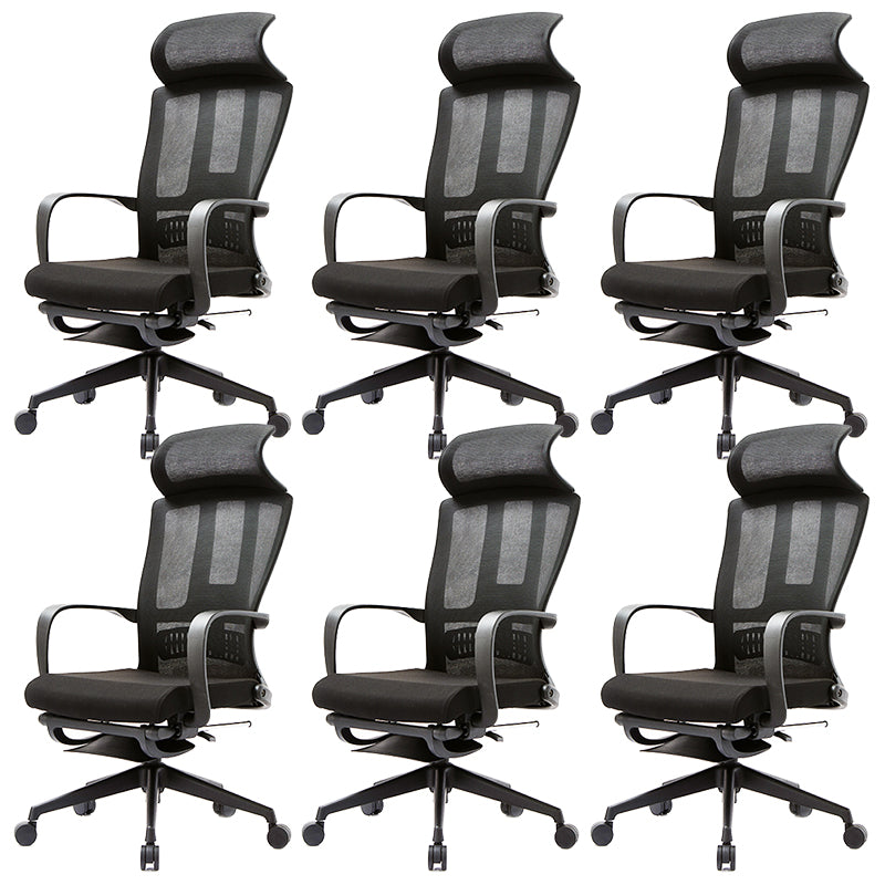 Fauteuil contemporain à bras fixes, repose-pieds, chaise de bureau, oreiller inclus