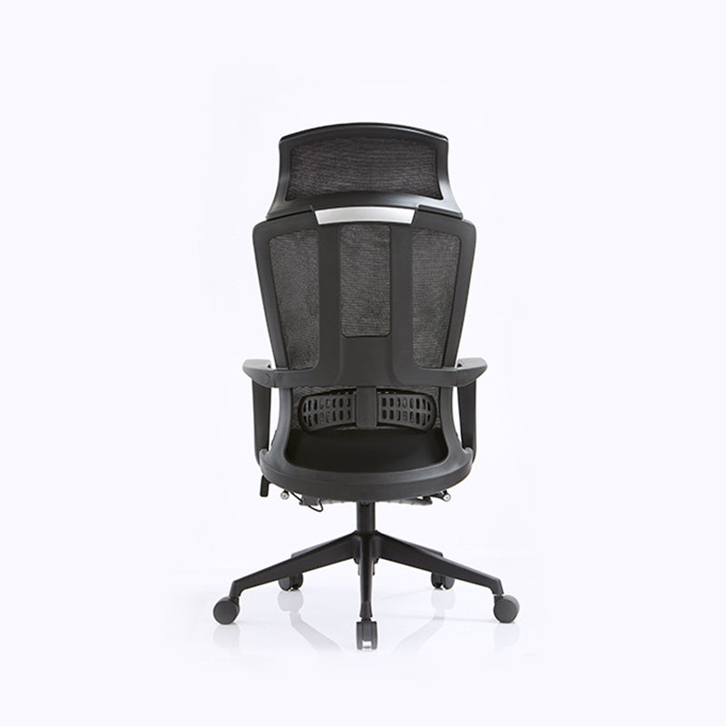Fauteuil contemporain à bras fixes, repose-pieds, chaise de bureau, oreiller inclus
