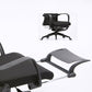 Fauteuil contemporain à bras fixes, repose-pieds, chaise de bureau, oreiller inclus