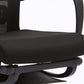 Fauteuil contemporain à bras fixes, repose-pieds, chaise de bureau, oreiller inclus