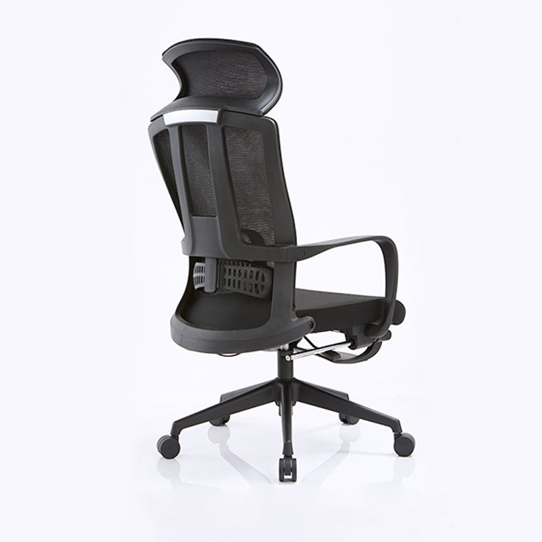 Fauteuil contemporain à bras fixes, repose-pieds, chaise de bureau, oreiller inclus