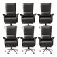 27"W Contemporary Arm Chair Slide Pillow Included Swivel Chair
