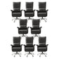 27"W Contemporary Arm Chair Slide Pillow Included Swivel Chair