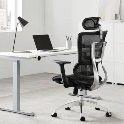 Contemporary Slide Office Chair High Back Adjustable Seat Height Desk Chair 1 Piece Clearhalo 'furn' 'furn_office_chair' 'Furniture' 'Office Chairs' 'Office Furniture' 'office_chair' 5856689