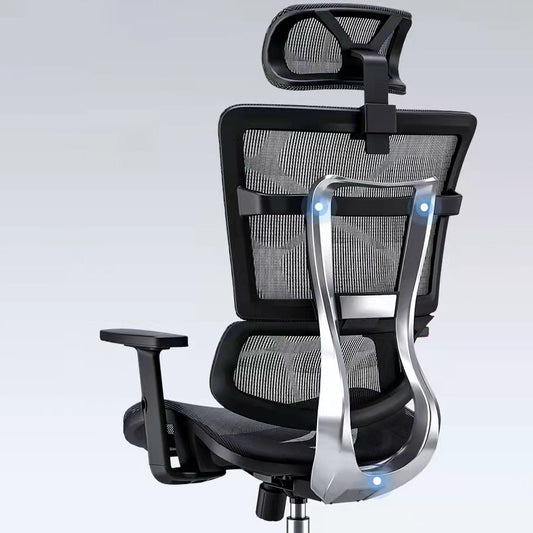 コンテンポラリースライドオフィスチェアハイバック調整可能なシート高さデスクチェア