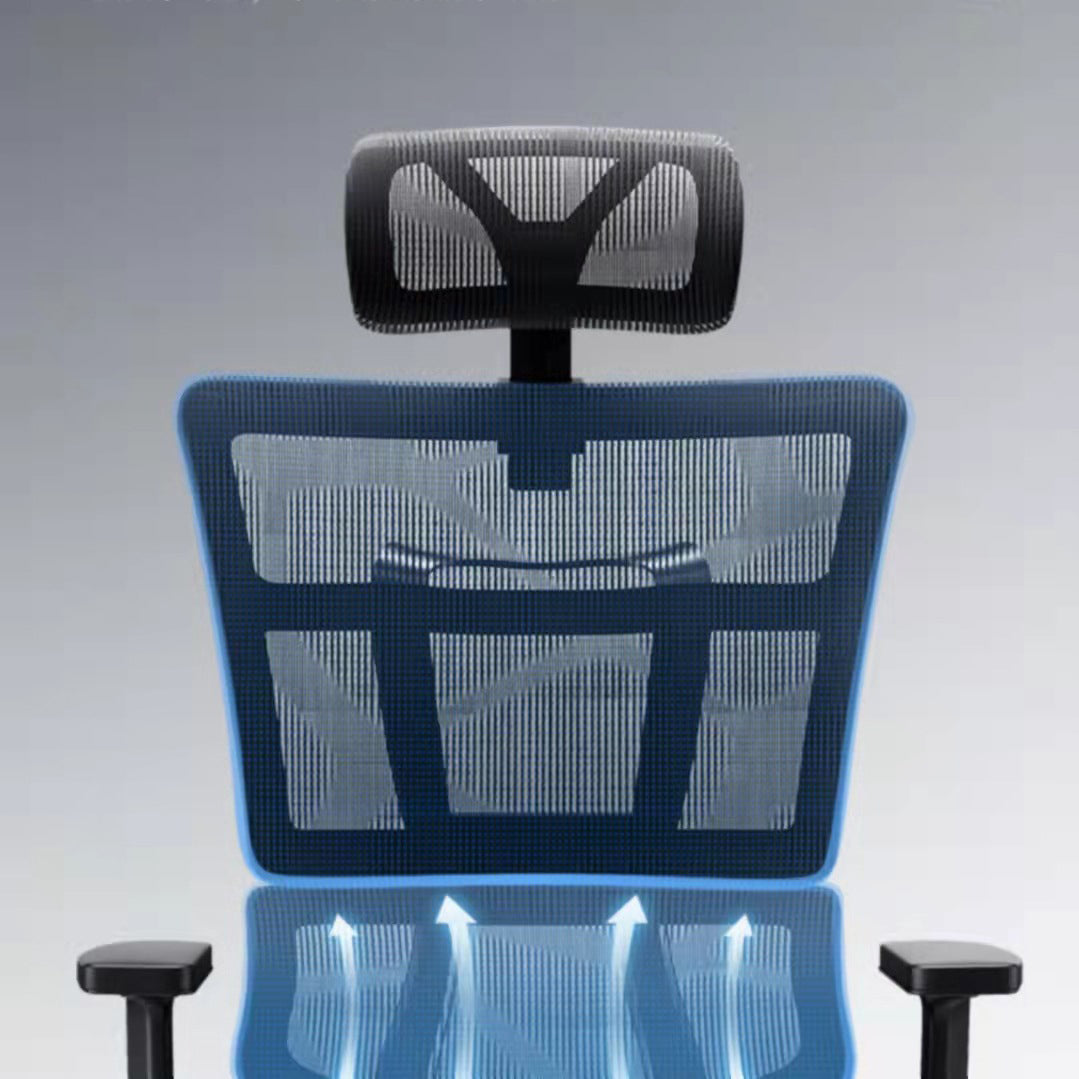 Contemporary Slide Office Chair High Back Adjustable Seat Height Desk Chair Clearhalo 'furn' 'furn_office_chair' 'Furniture' 'Office Chairs' 'Office Furniture' 'office_chair' 5856698