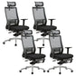 Contemporary Arm Chair Footrest Office Chair Pillow Included