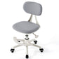 22" Wide Contemporary Office Chair Swivel Upholstered Desk Chair Gray 1 Piece With Footrest Clearhalo 'furn' 'furn_office_chair' 'Furniture' 'Office Chairs' 'Office Furniture' 'office_chair' 5856780