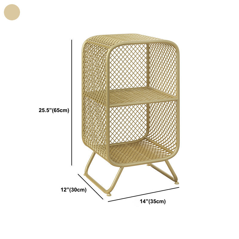 Light Luxury Metal Bookcase Shelf Closed Back Bookcase for Study Room Clearhalo 'Bookcases' 'furn' 'furn_bookcases' 'Furniture' 'Office Furniture' 5856895