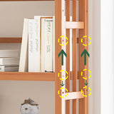 Libreria standard in bambù contemporanea libreria di scaffali aperti