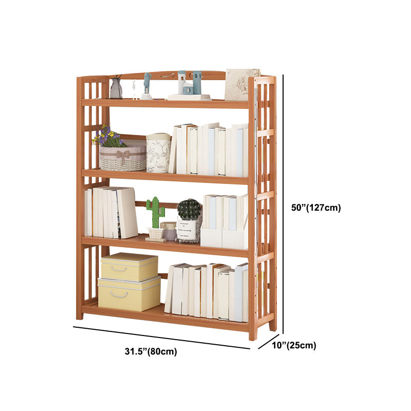 Libreria standard in bambù contemporanea libreria di scaffali aperti