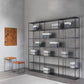 Metal Open Book Shelf Contemporary Home Shelf Bookcase with Shelves Clearhalo 'Bookcases' 'furn' 'furn_bookcases' 'Furniture' 'Office Furniture' 5857131