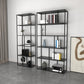 Metal Open Book Shelf Contemporary Home Shelf Bookcase with Shelves Clearhalo 'Bookcases' 'furn' 'furn_bookcases' 'Furniture' 'Office Furniture' 5857136