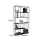 Metal Open Book Shelf Contemporary Home Shelf Bookcase with Shelves Clearhalo 'Bookcases' 'furn' 'furn_bookcases' 'Furniture' 'Office Furniture' 5857154