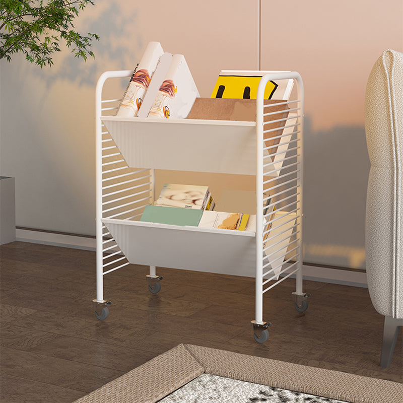 Estantería moderna de estantería geométrica estantería vertical vertical en bruñido