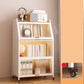 Contemporary Steel Shelf Bookcase with Doors Standard Bookshelf