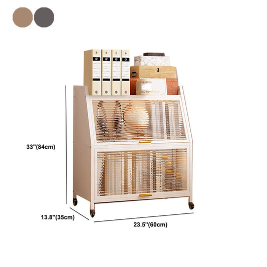 Libreria per scaffali in acciaio contemporanea con libreria standard