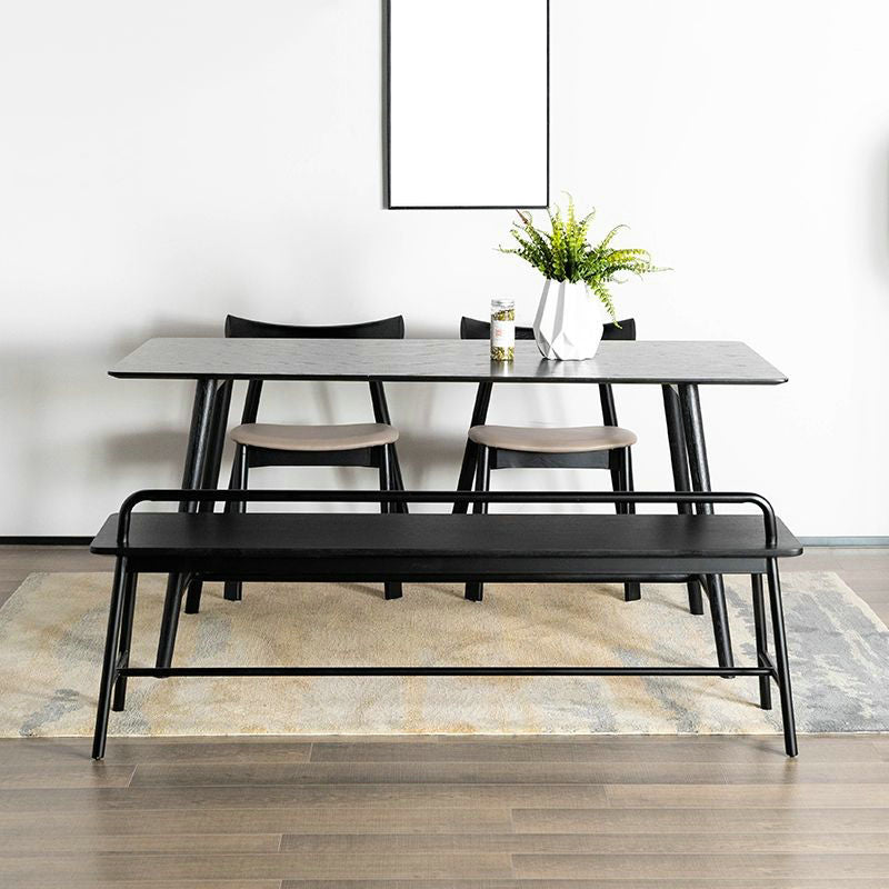 Rectangle Solid Color Seating Bench Solid Wood Bench in Pine Clearhalo 'Benches' 'Chairs & Seating' 'furn' 'furn_benches' 'Furniture' 'Living Room Furniture' 5857332