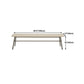 Rectangle Solid Color Seating Bench Solid Wood Bench in Pine Clearhalo 'Benches' 'Chairs & Seating' 'furn' 'furn_benches' 'Furniture' 'Living Room Furniture' 5857337