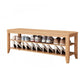 Rectangle 11.8" Wide Entryway Bench Modern Solid Wood Bench with Storage 47"L x 12"W x 16.5"H Natural Clearhalo 'Benches' 'Chairs & Seating' 'furn' 'furn_benches' 'Furniture' 'Living Room Furniture' 5857382