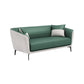 30.31" Wide Tuxedo Arm Sofa with Tight Back Modern Faux Leather Sofa