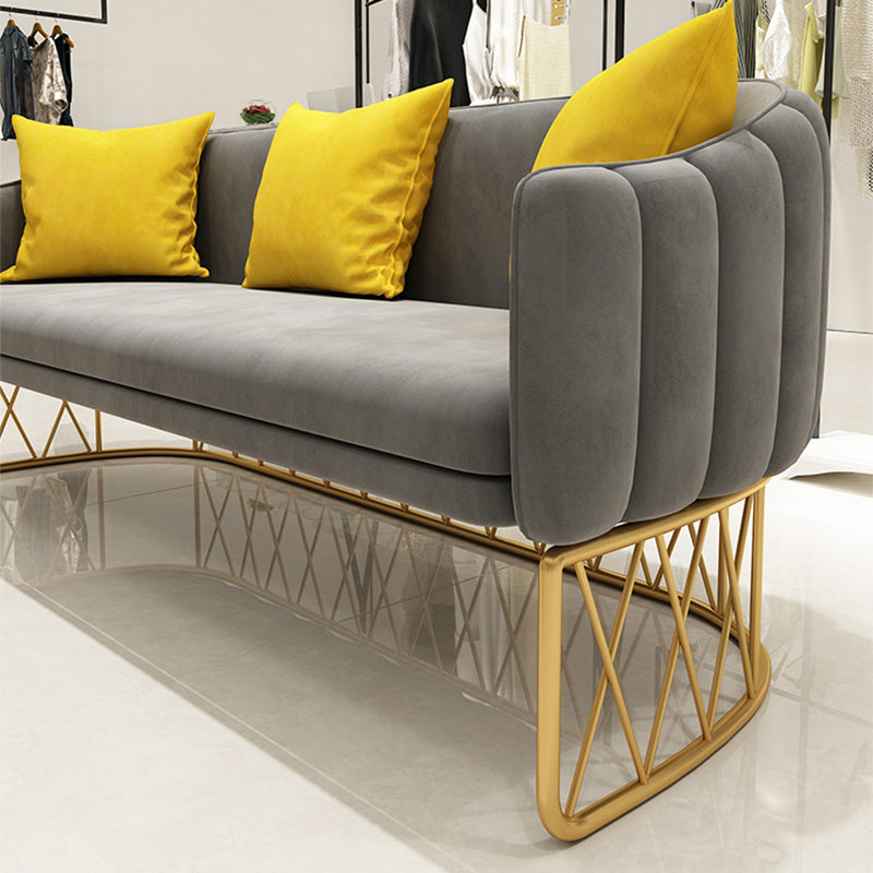 Sofá de brazo de esmoquin de 25.59 "de ancho con sofá moderno apretado para sala de estar