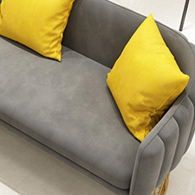 Sofá de brazo de esmoquin de 25.59 "de ancho con sofá moderno apretado para sala de estar