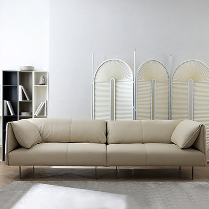 Soludo cuscino cucito di divano moderno a sedere per cuscinetto in pelle finta - 26,77 "h