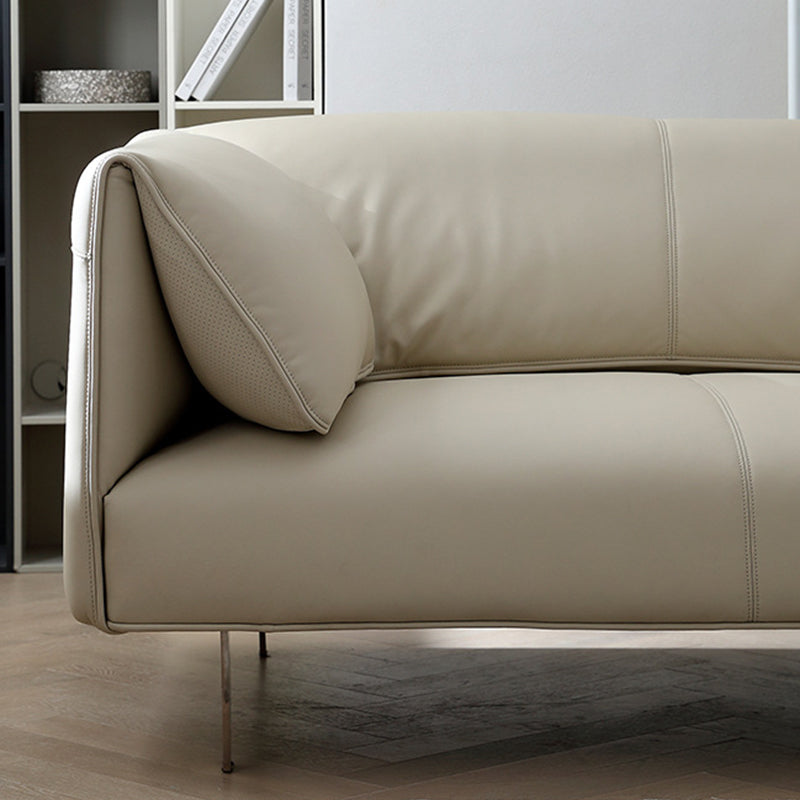 Soludo cuscino cucito di divano moderno a sedere per cuscinetto in pelle finta - 26,77 "h