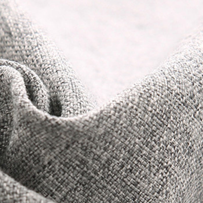 33.46" WideLinen Square Arm Sofa Bed Stain Resistant Convertible Sofa Clearhalo 'furn' 'furn_sofas' 'Furniture' 'Living Room Furniture' 'Sofa' 'sofas' 5858106