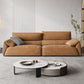Adjustable Sewn Pillow Back Sofa Modern Pillow Top Arm Sofa in Brown Clearhalo 'furn' 'furn_sofas' 'Furniture' 'Living Room Furniture' 'Sofa' 'sofas' 5858154
