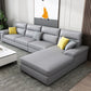 Slipcovered Sectional Pillow Top Arm Sofa & Chaise with 4 Seaters
