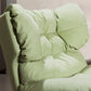 Nordic Armless Fabric Cushion Back Living Room Lounge Accent Chair Clearhalo 'Accent Chairs' 'accent_chairs' 'Chairs & Seating' 'furn' 'furn_accent_chairs' 'Furniture' 'Living Room Furniture' 5859655