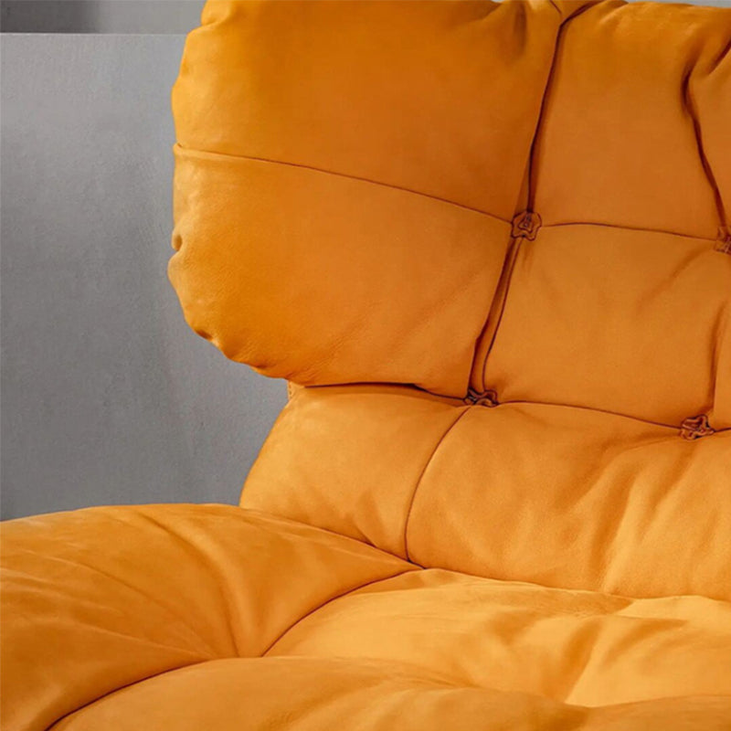 Nordic Armless Fabric Cushion Back Living Room Lounge Accent Chair Clearhalo 'Accent Chairs' 'accent_chairs' 'Chairs & Seating' 'furn' 'furn_accent_chairs' 'Furniture' 'Living Room Furniture' 5859656