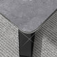 Glam Cross Legs Coffee Table Slate Rectangular Cocktail Table for Home