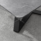 Glam Cross Legs Coffee Table Slate Rectangular Cocktail Table for Home
