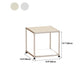 Mesa de centro de metal para cóctel, estilo mediados de siglo, de 15,75" de altura