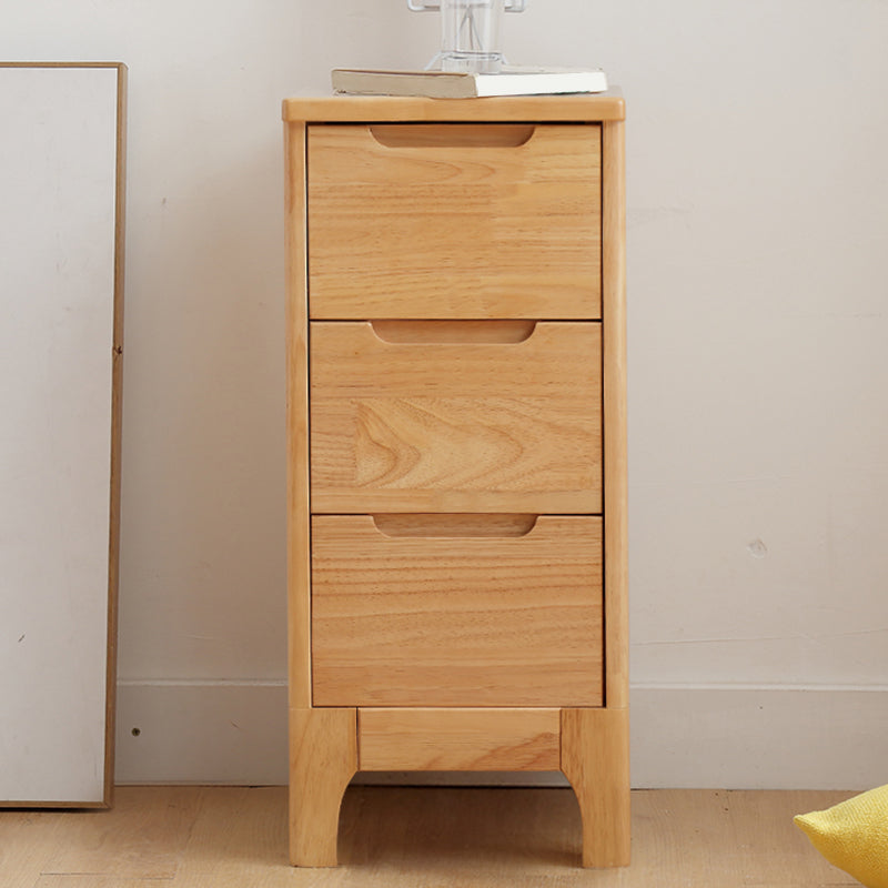 Coffre en bois massif contemporain, coffre d'accent rectangle avec tiroirs